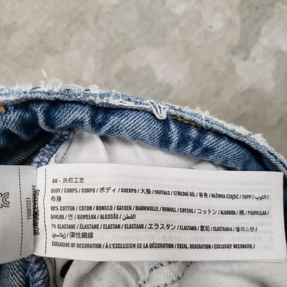 Abercrombie and Fitch Jeans Womens 26/2 Blue Pockets Denim Medium Wash - Picture 8 of 12